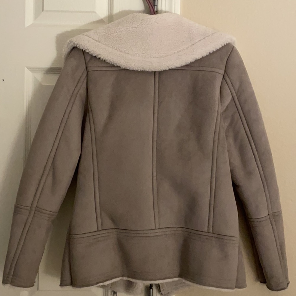 New Look Shearling Biker Jacket - image 8